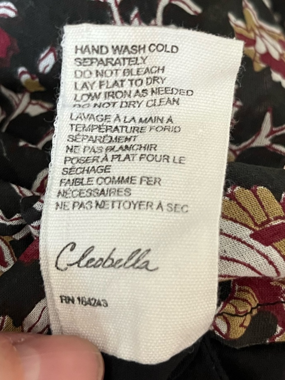Cleobella Lotus Midi Dress Lolita Block Print Long Sleeve Organic Cotton Lined - Picture 13 of 14